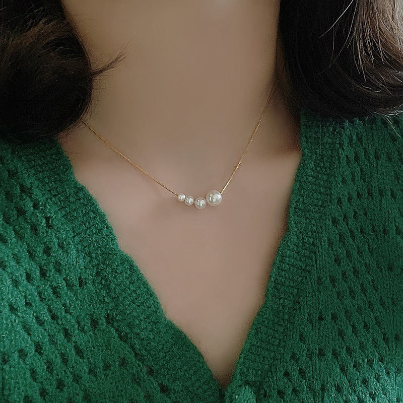50% RABATT | Yvette™ | Klassische Perlenkette