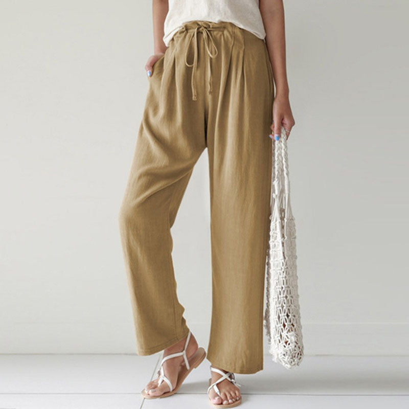50% RABATT | Vara™ | Bequeme Hose mit Kordelzug