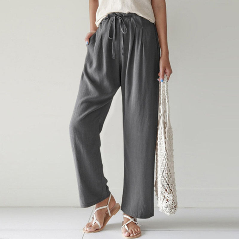 50% RABATT | Vara™ | Bequeme Hose mit Kordelzug