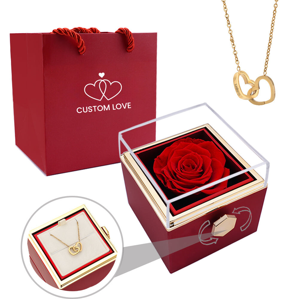 50% RABATT | Monroe™ | Elegante Halskette Rose Box