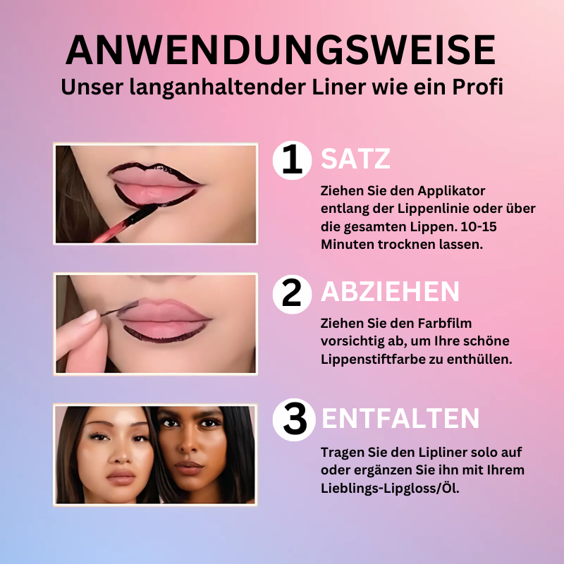 1+1 GRATIS | Lipmelt™ | Abziehbarer Lipliner