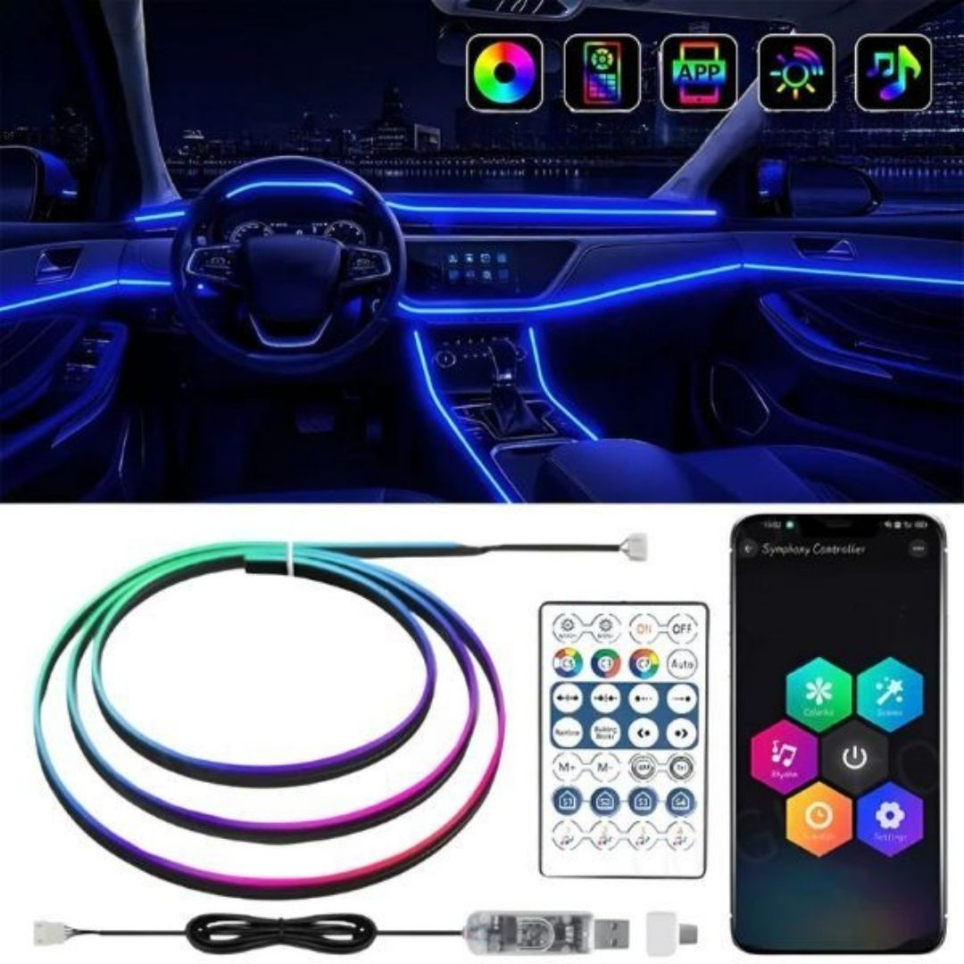 50% Rabatt | Luxride™ | LED-Innenraumbeleuchtung – Stil fürs Auto