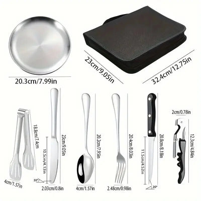 50% RABATT | EcoMeal™ | Camping Besteckset Silviora Gear