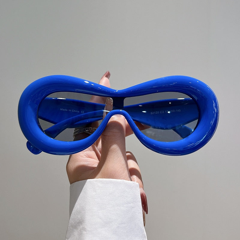 50% RABATT | Helios™ | Futuristische ovale Sonnenbrille mit schlankem Design