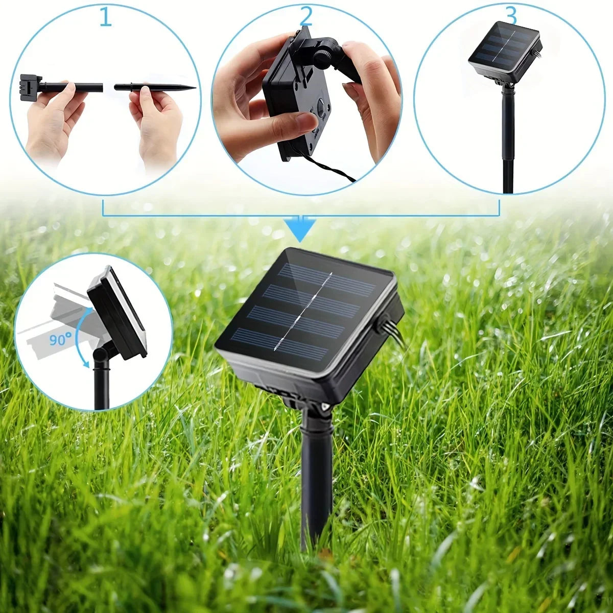 50% RABATT | RustiRay™ | Solarbetriebenes Hanfseillicht