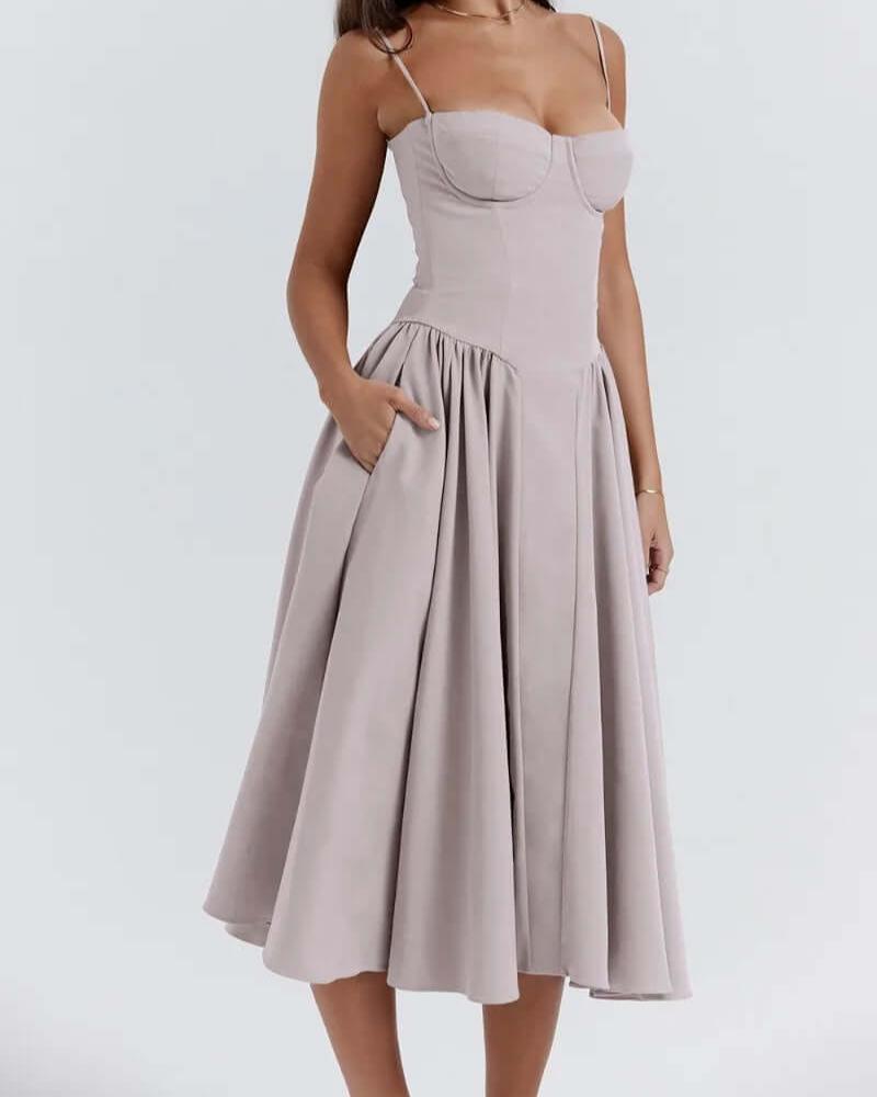 50% RABATT | Corsique™ | Stylisches Maxikleid mit Korsett