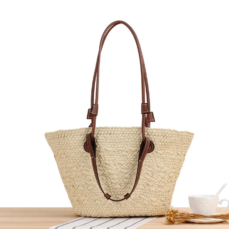50% RABATT | Haravie™ | Große Raffia-Umhängetasche für Frauen