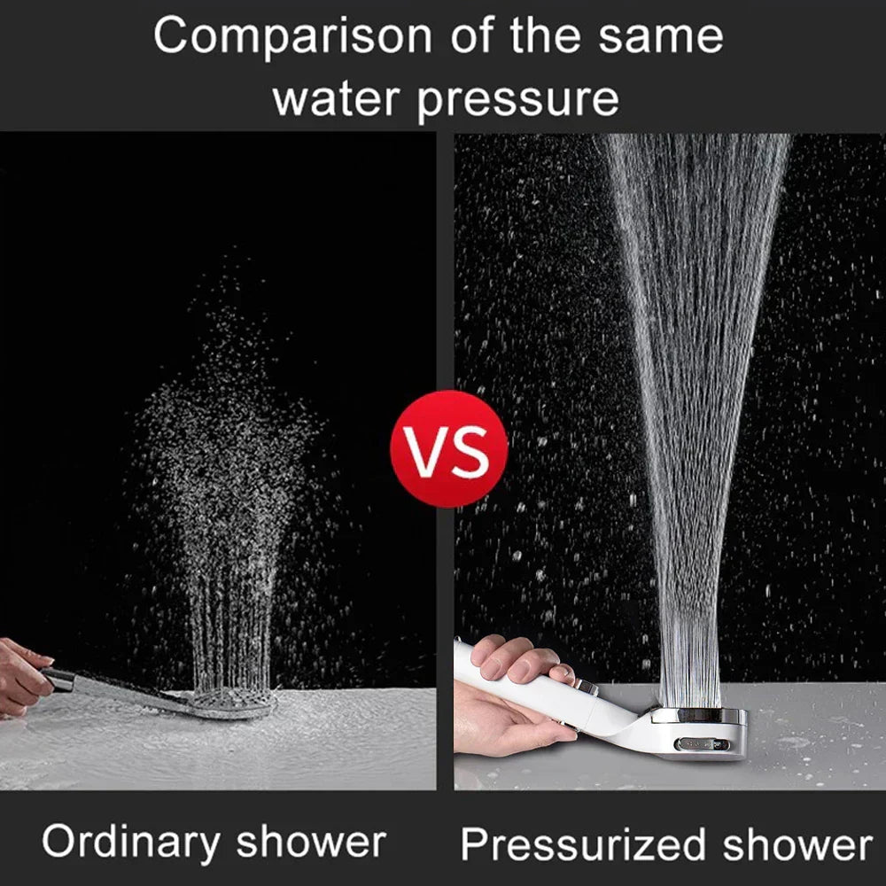 50% RABATT | ZenSpray™ | HandyShower 4-stufig abschaltbarer Duschkopf
