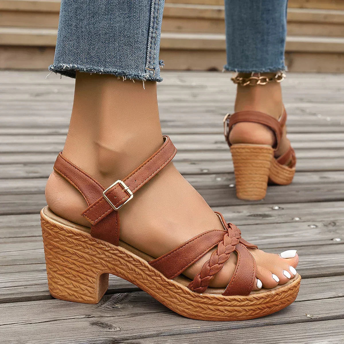 50% RABATT | Senna | Orthopädische Modesandalen