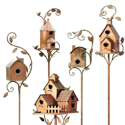50% RABATT | Wingrove™ | Metallkunstgelhaus Gartenstecker Vo