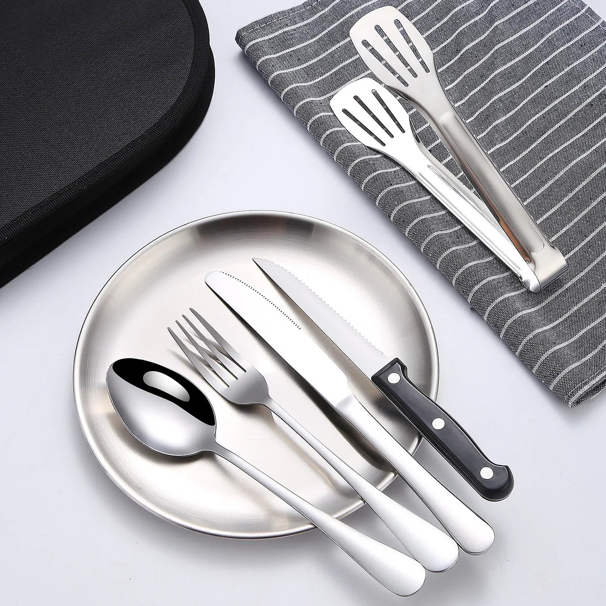 50% RABATT | EcoMeal™ | Camping Besteckset Silviora Gear