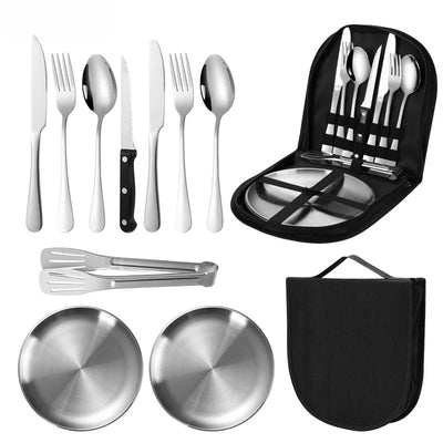 50% RABATT | EcoMeal™ | Camping Besteckset Silviora Gear