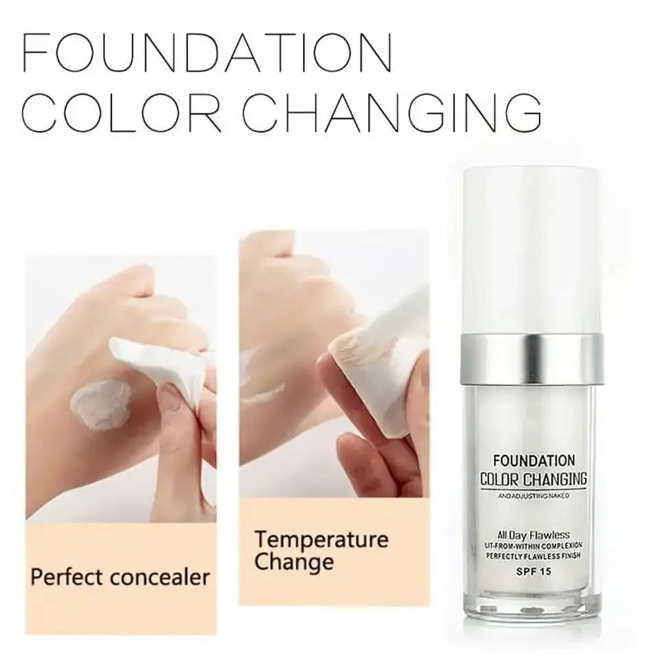 1+1 GRATIS | Concelia™ | Farbwechselnde Foundation für makellose Haut