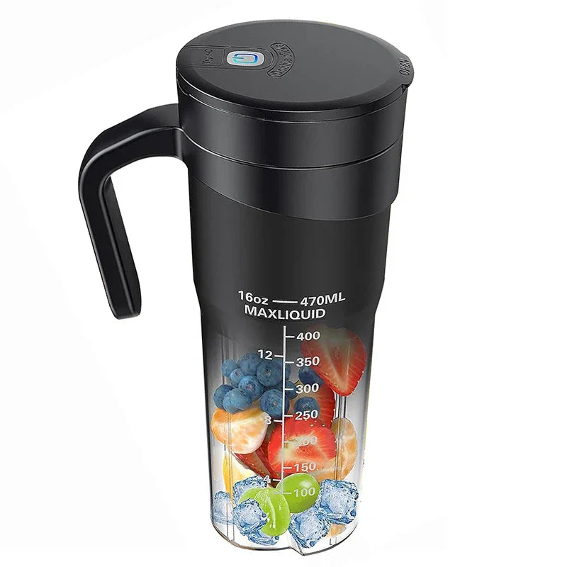 VitaBlend™ | Wiederaufladbarer Mini-Mixer mit 6 scharfen Klingen für Shakes und Smoothies