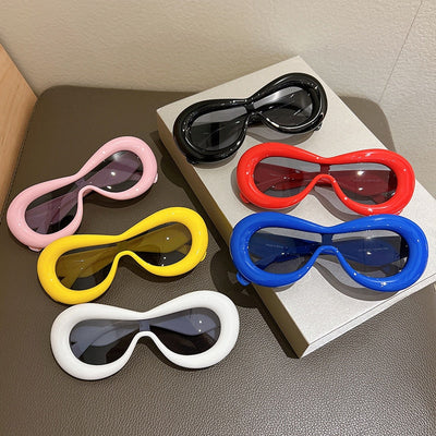 50% RABATT | Helios™ | Futuristische ovale Sonnenbrille mit schlankem Design