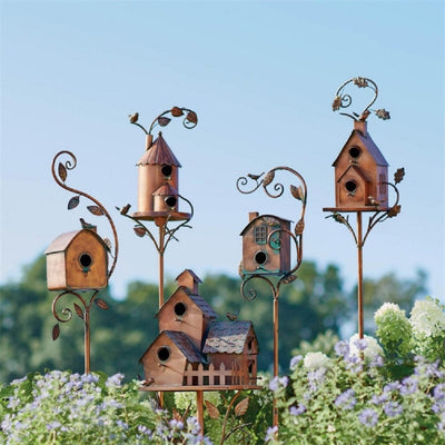 50% RABATT | Wingrove™ | Metallkunstgelhaus Gartenstecker Vo