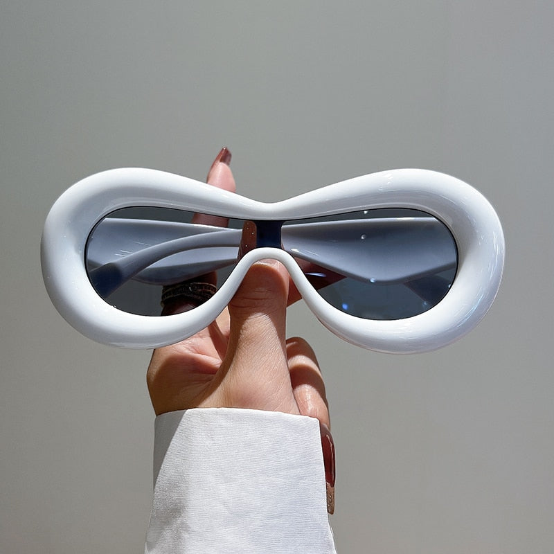 50% RABATT | Helios™ | Futuristische ovale Sonnenbrille mit schlankem Design