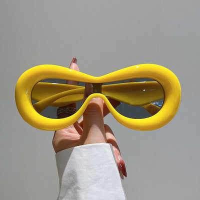 50% RABATT | Helios™ | Futuristische ovale Sonnenbrille mit schlankem Design