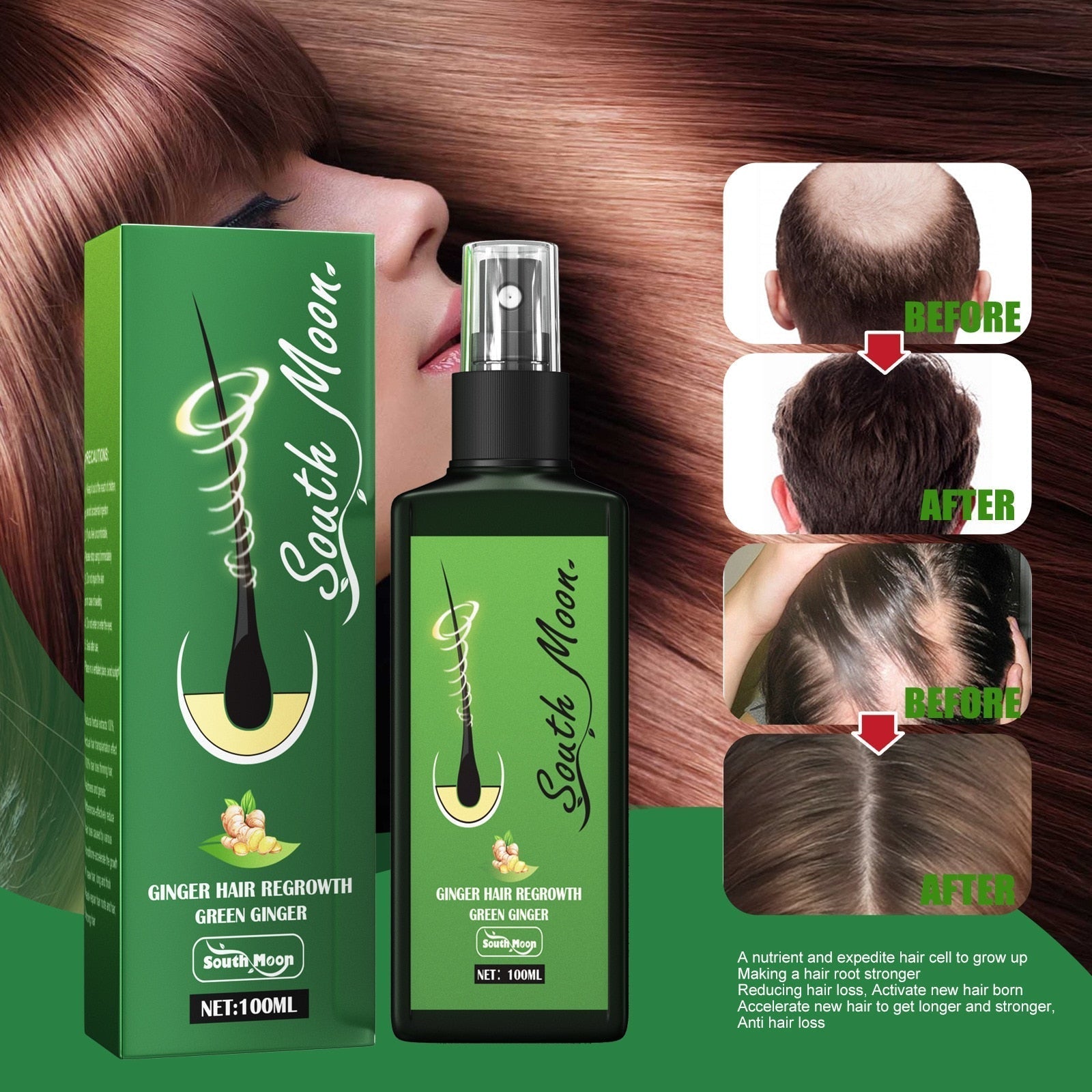 GrowthPlus™ - Pflegendes Ingwer-Spray