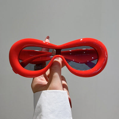 50% RABATT | Helios™ | Futuristische ovale Sonnenbrille mit schlankem Design