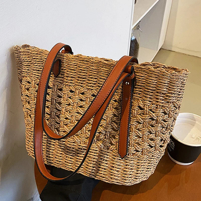 Bohemara™ | Handgefertigte Strandtasche im Boho-Stil