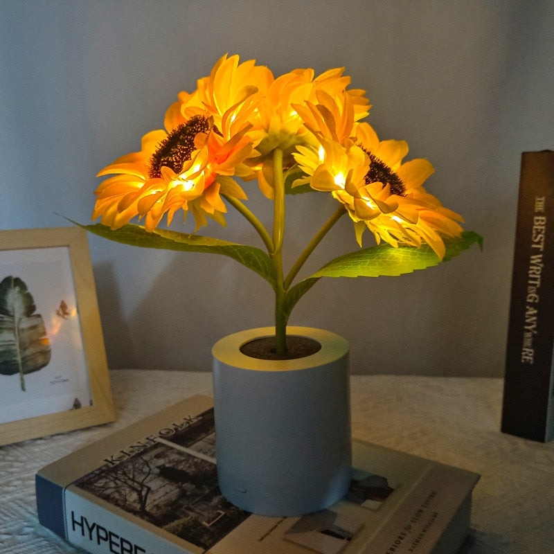50% RABATT | SunFlare™ | Sonnenblume Lampe