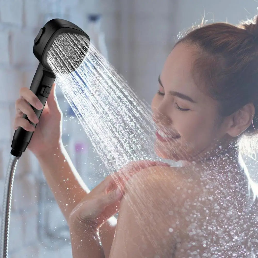 50% RABATT | ZenSpray™ | HandyShower 4-stufig abschaltbarer Duschkopf