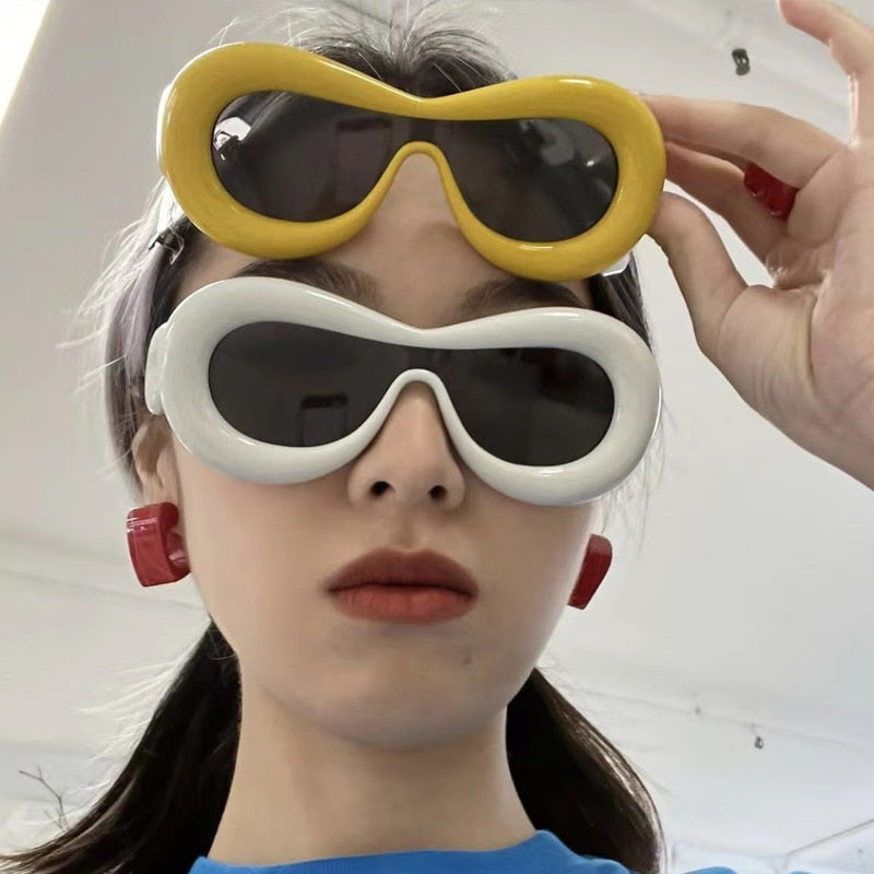 50% RABATT | Helios™ | Futuristische ovale Sonnenbrille mit schlankem Design