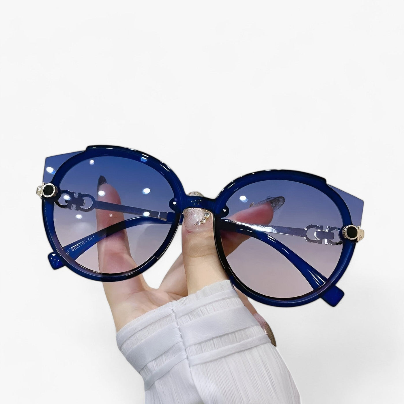 50% RABATT | Shana™ | Runde Sonnenbrille mit Farbverlauf