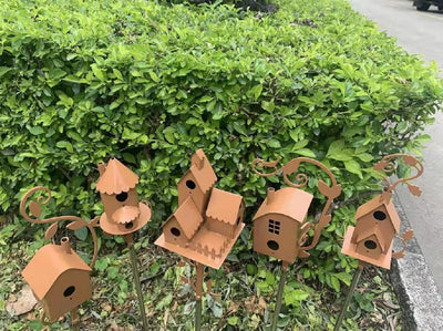 50% RABATT | Wingrove™ | Metallkunstgelhaus Gartenstecker Vo