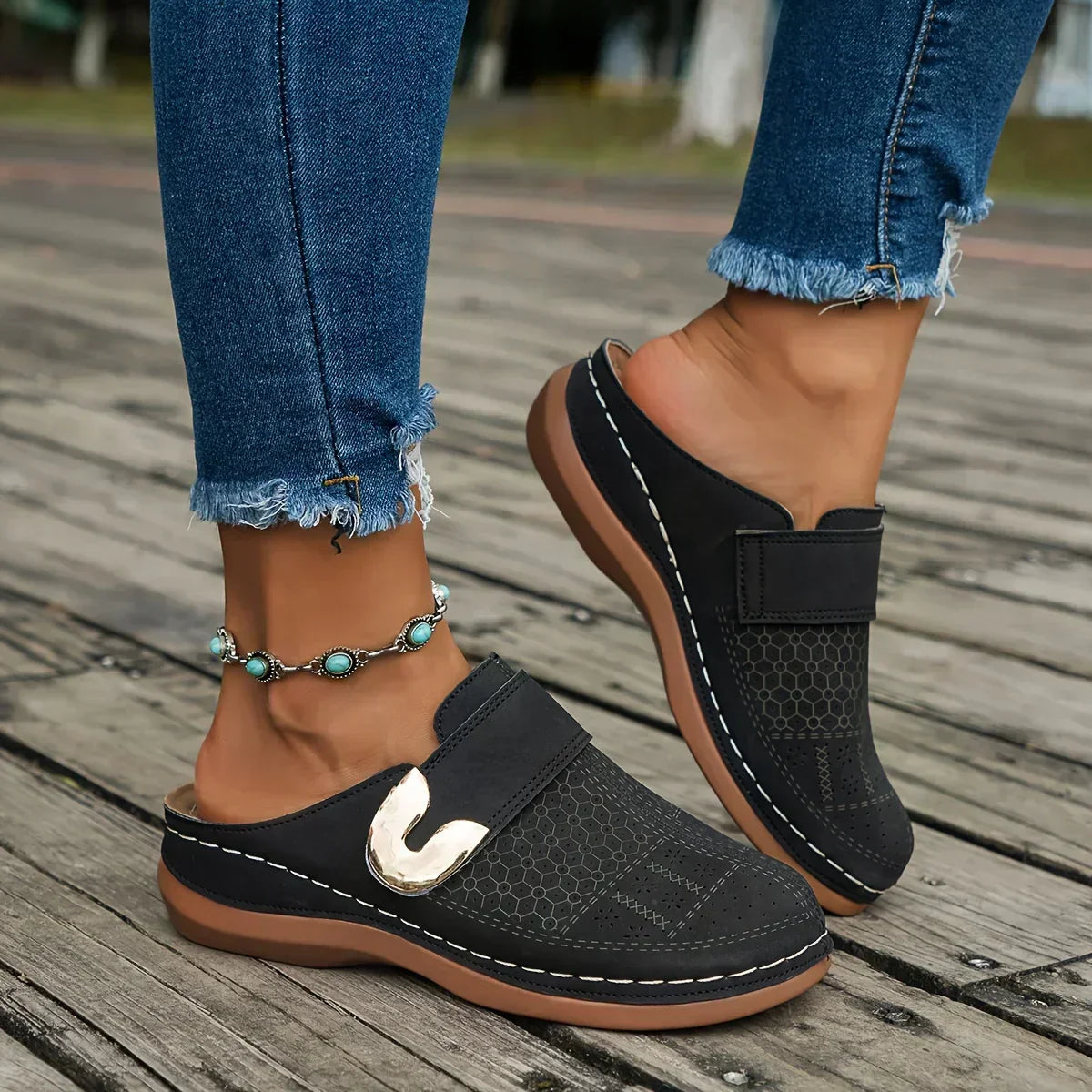 50% RABATT | Caprielle™ | Schicke Keilabsatzsandalen