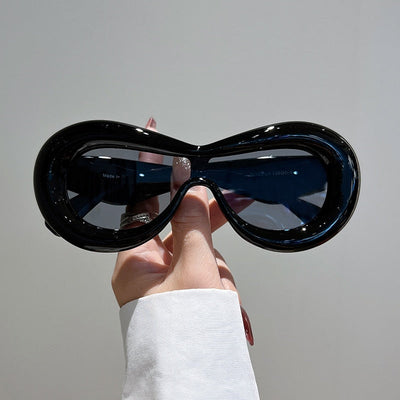 50% RABATT | Helios™ | Futuristische ovale Sonnenbrille mit schlankem Design