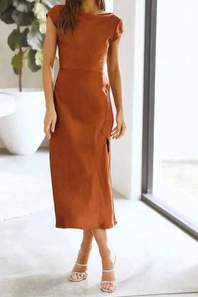 50% RABATT | Kay | Elegantes Slik-Kleid