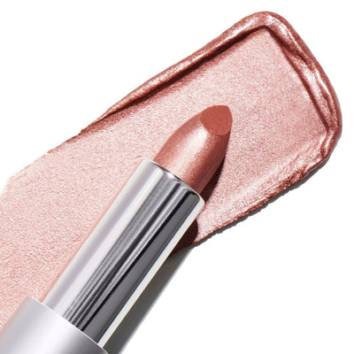 50% RABATT | VelvaKiss | A Pale Nude/Pink with Gold and Silver Shimmer Lipstick