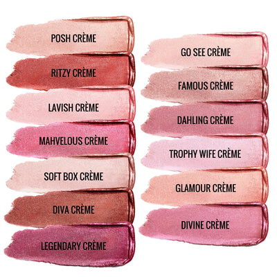 50% RABATT | VelvaKiss | A Pale Nude/Pink with Gold and Silver Shimmer Lipstick