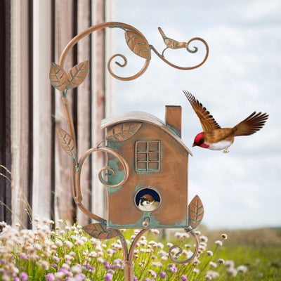 50% RABATT | Wingrove™ | Metallkunstgelhaus Gartenstecker Vo