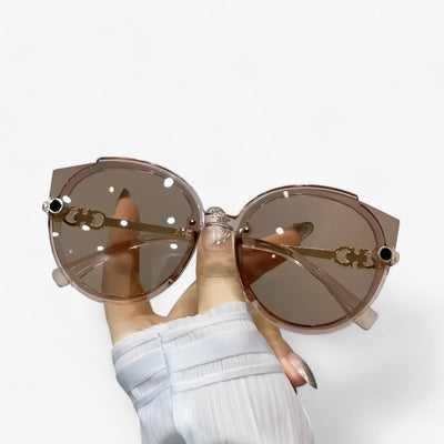 50% RABATT | Shana™ | Runde Sonnenbrille mit Farbverlauf