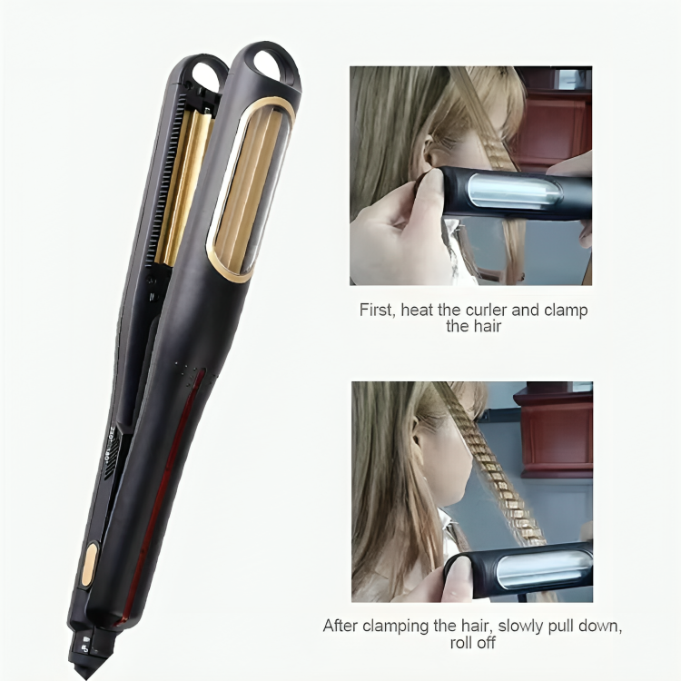 50% RABATT TEMPORÄR | CurlCrimp™ | Mühelos strukturierte Kräuselungen mit elegantem Finish!