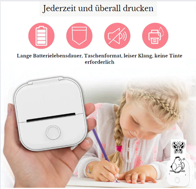 50% RABATT | PrintPocket Pro™ + kostenloses Druckpapier - Der Drucker, der nie Tinte braucht!