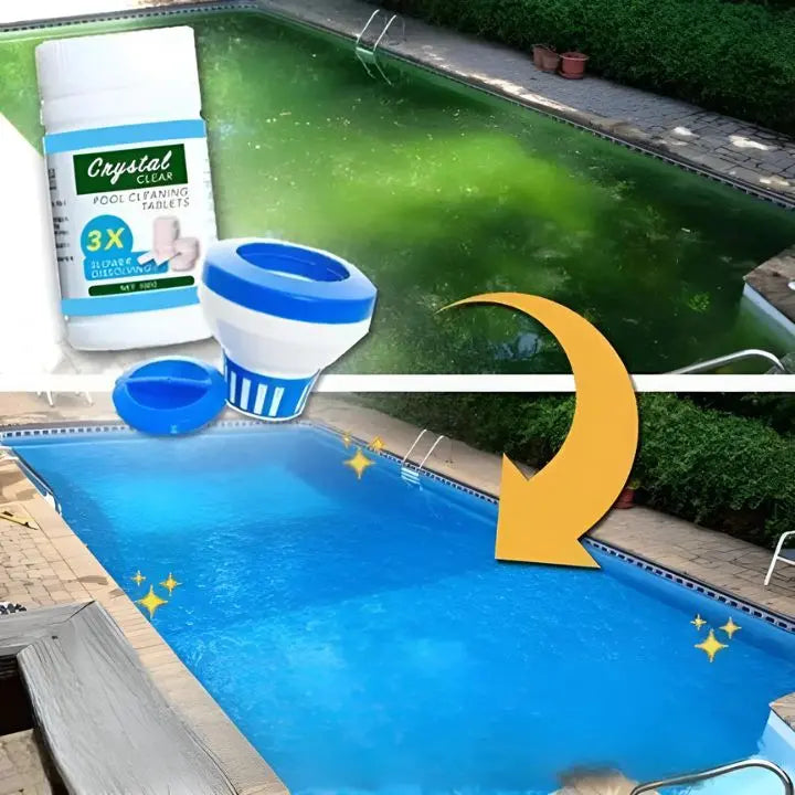 Aqualyse™ | Schnelllösliche Reinigungstabletten für Gartenpools