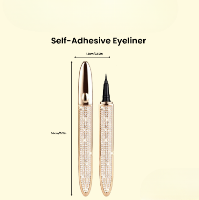 1+1 GRATIS | SwiftLash™ | Selbstklebender Eyeliner-Stift - kein Klebstoff oder Magnete erforderlich