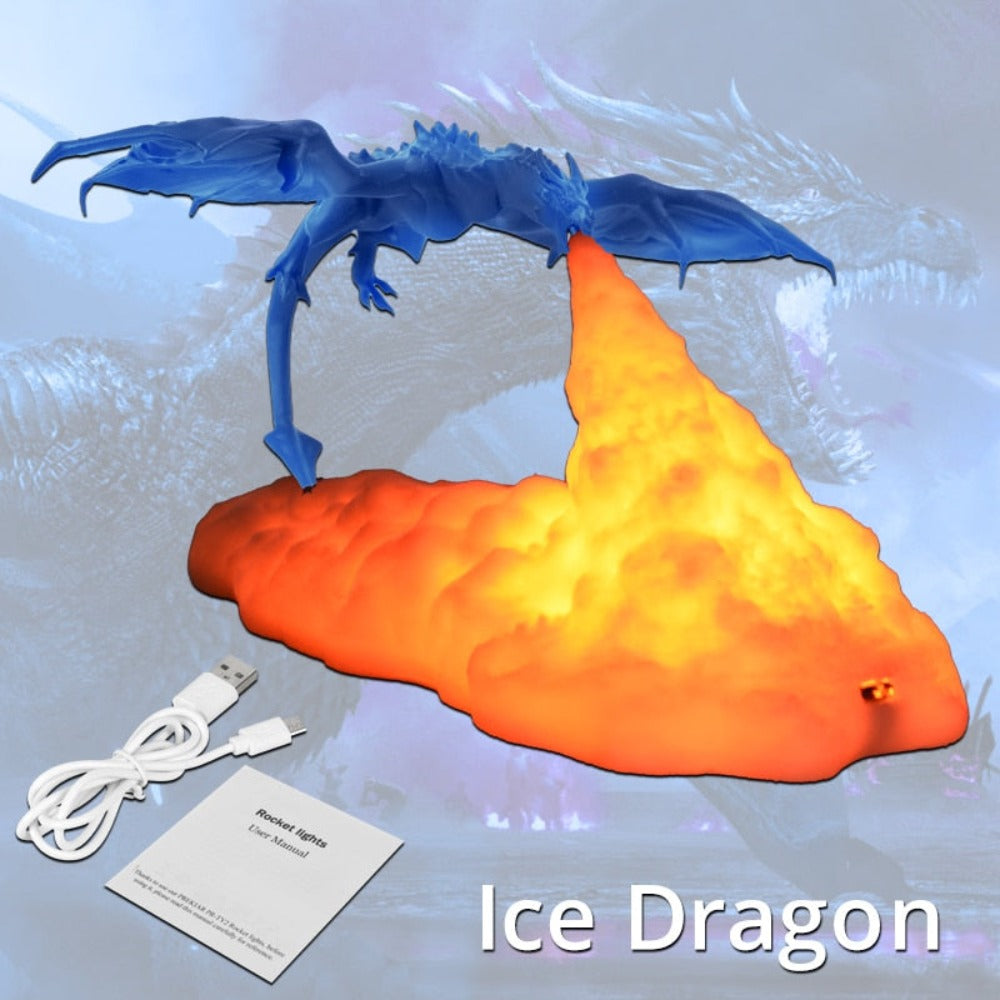 50% RABATT | Ignivox™ | 3D Drachen Tischlampe