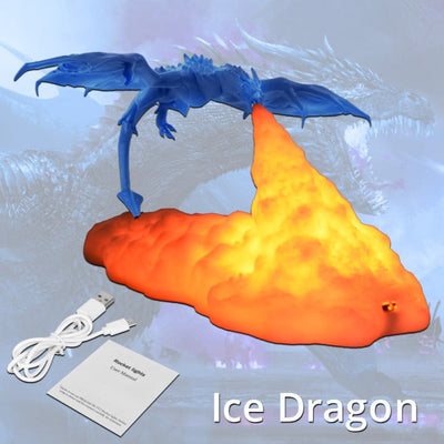 50% RABATT | Ignivox™ | 3D Drachen Tischlampe