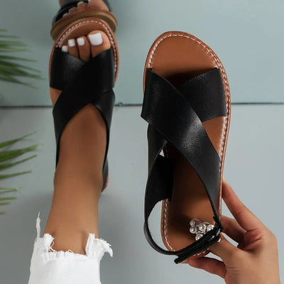 50% RABATT | Lunaria™ | Modische Ledersandalen für Frauen