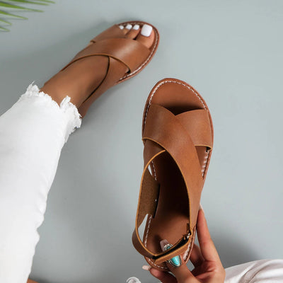 50% RABATT | Lunaria™ | Modische Ledersandalen für Frauen