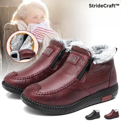 StrideCraft™ Leder-Stiefeletten Echtes Leder für Komfort und Sicherheit bei jedem Schritt