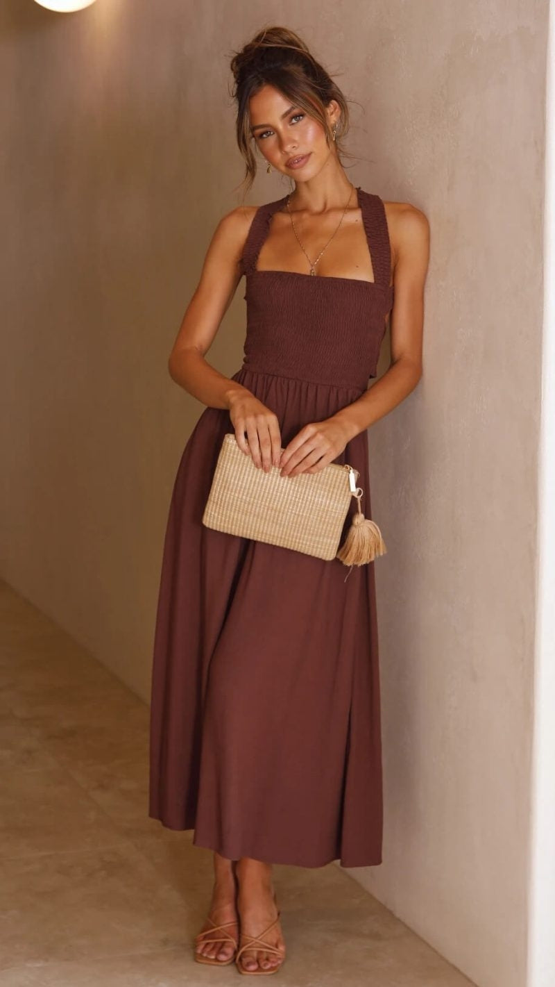 50% RABATT | Leda® | Elegantes Maxikleid