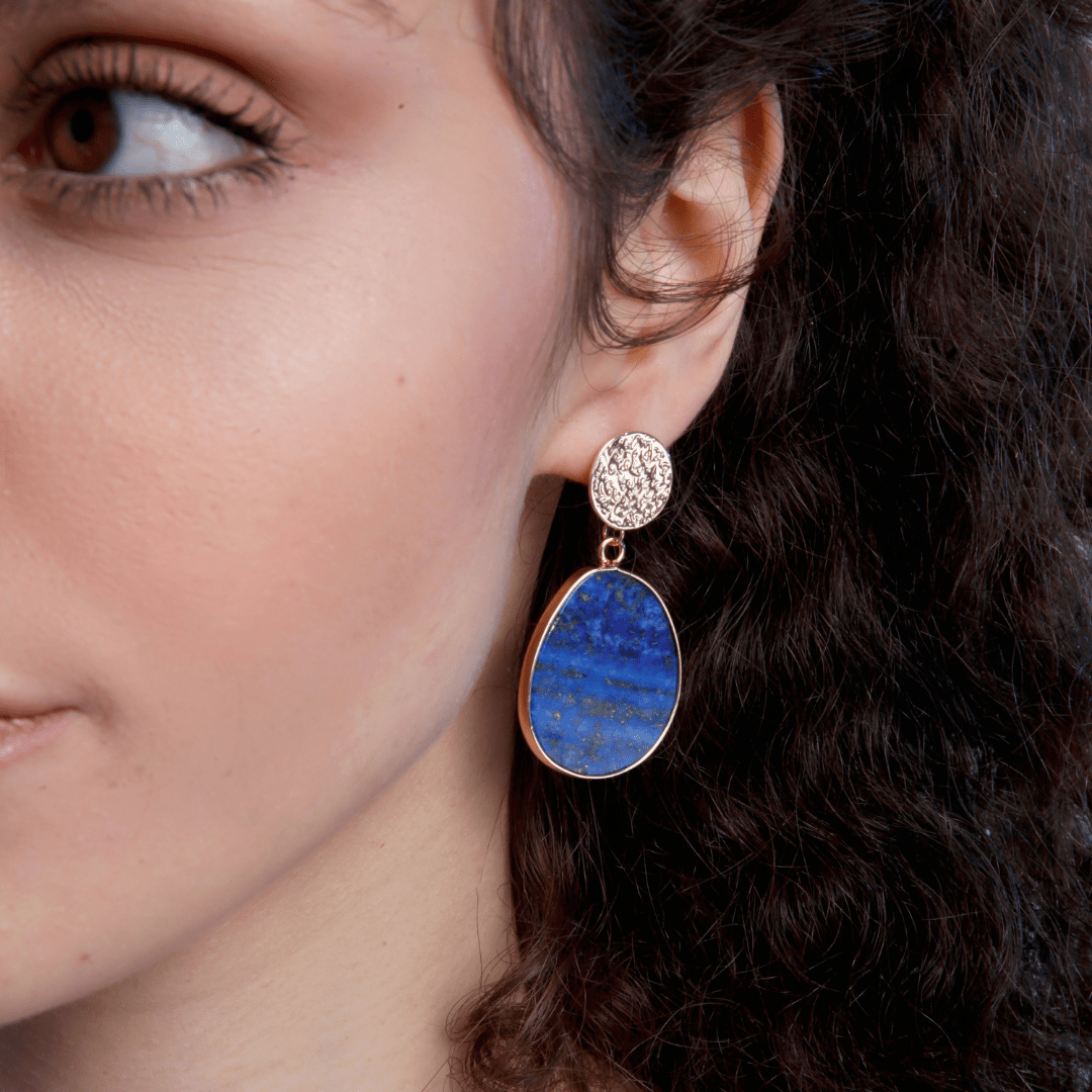 50% RABATT | Lazurya™ | Lapis Lazuli Schutz-Ohrringe