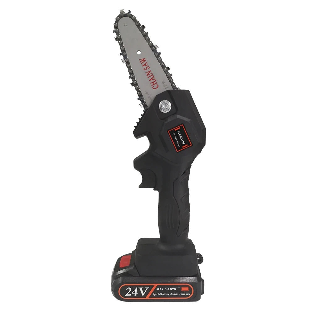 Sawvia™ | Leichte, kabellose Mini-Kettensäge – kraftvoll & wiederaufladbar