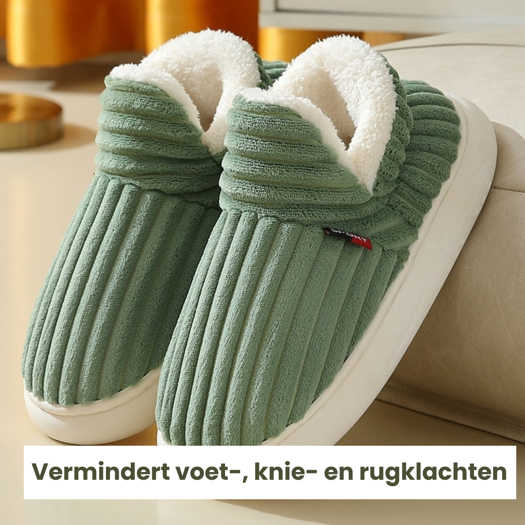 TheraFlausch™ Therapeutische flauschige Fleece-Winterpantoffeln